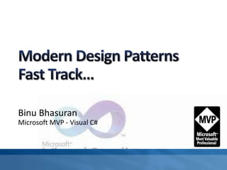 Binu Bhasuran
Microsoft MVP - Visual C#
 
