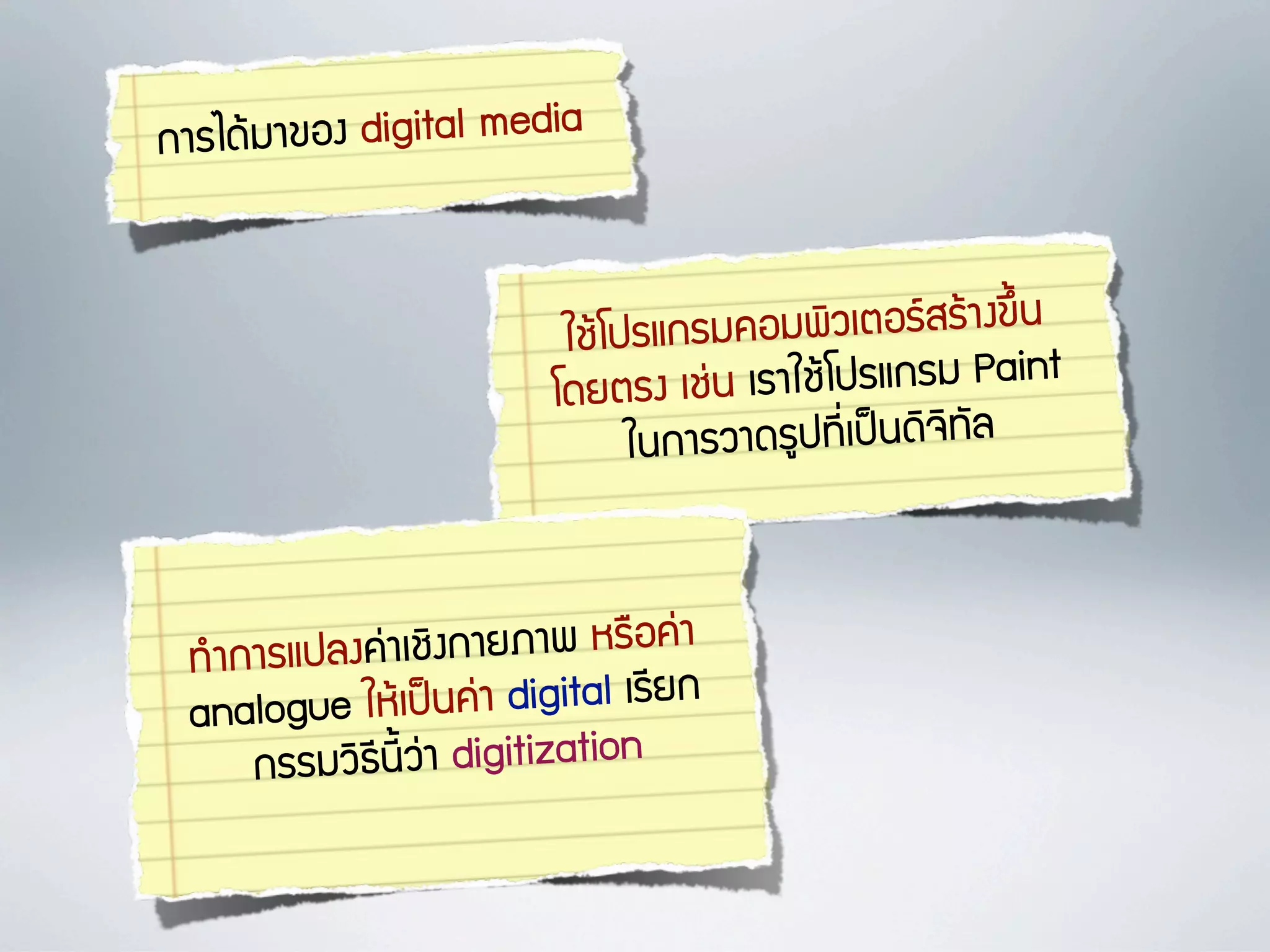 :16?'82 1!"# digital media



                          QT8@<6>:62  C"2-(A;D"6E$681#!U./
                         @'5D6# ;TI/   ;61QT8@<6>:62 Paint
                               Q/: 16A1'69<*=&;<P/'()(*+,



 *7:16><,#CI1;T(#:15K1- F6%"CI1
 analogue  QF8;<P/CI1 digital ;6=5:
    : 662A(B=/=.AI1 digitization
 