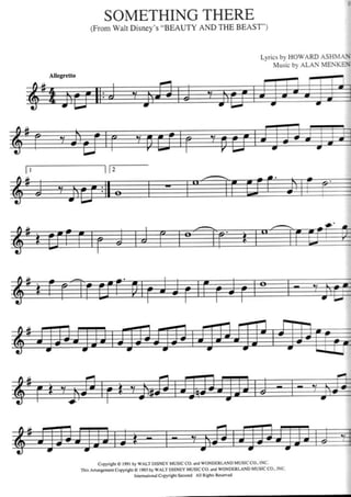 Partituras da Disney para violino