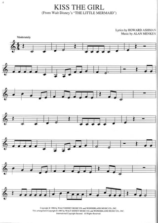 Partituras da Disney para violino