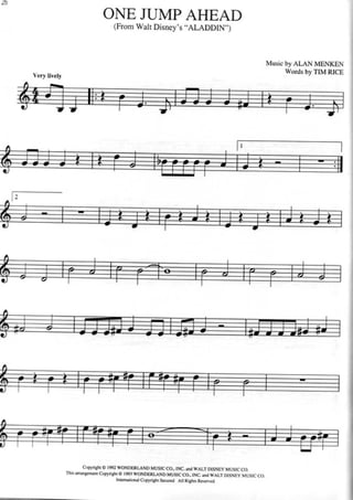 Partituras da Disney para violino