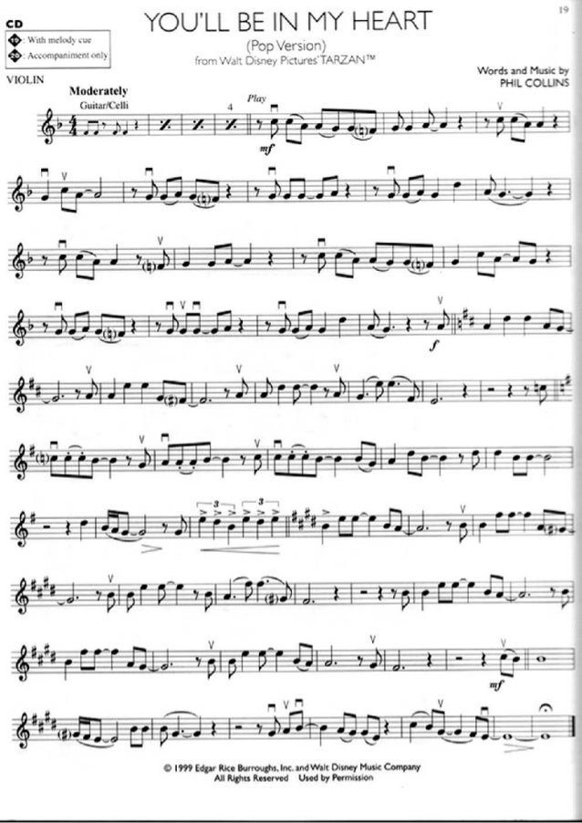 Partituras Da Disney Para Violino