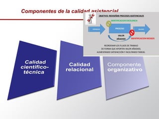 Componentes de la calidad asistencial
 