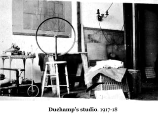 Duchamp’s studio. 1917-18
 