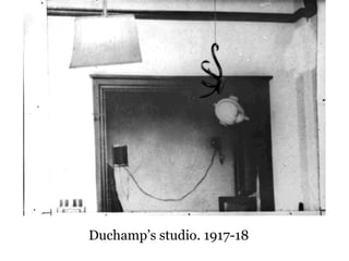 Duchamp’s studio. 1917-18
 
