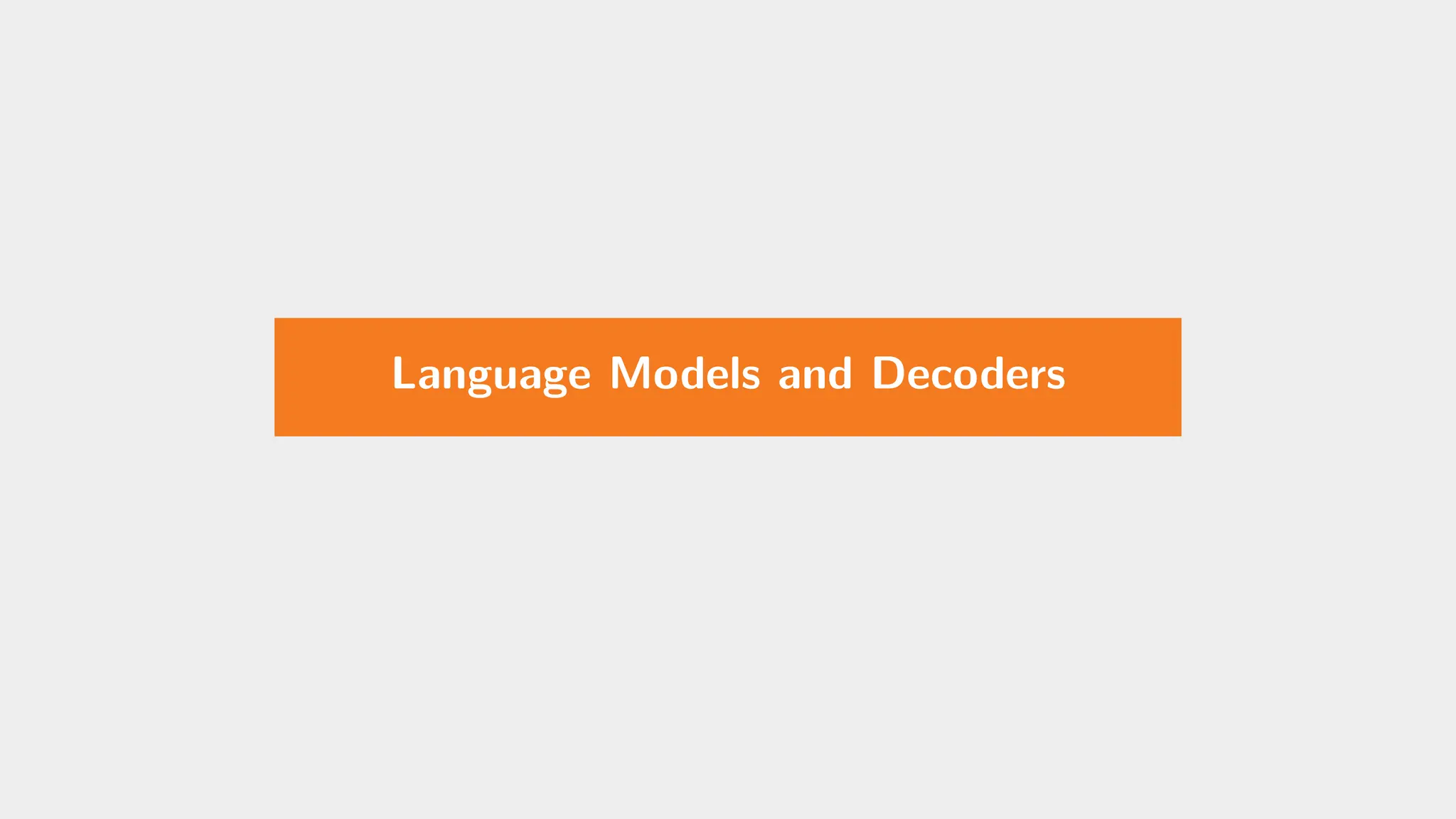 encoder and decoder for language modelss | PDF