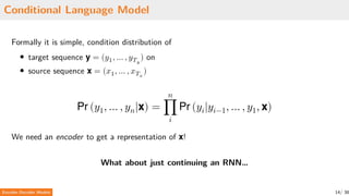 encoder and decoder for language modelss | PDF