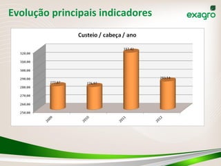 Evolução	
  principais	
  indicadores	
  
 