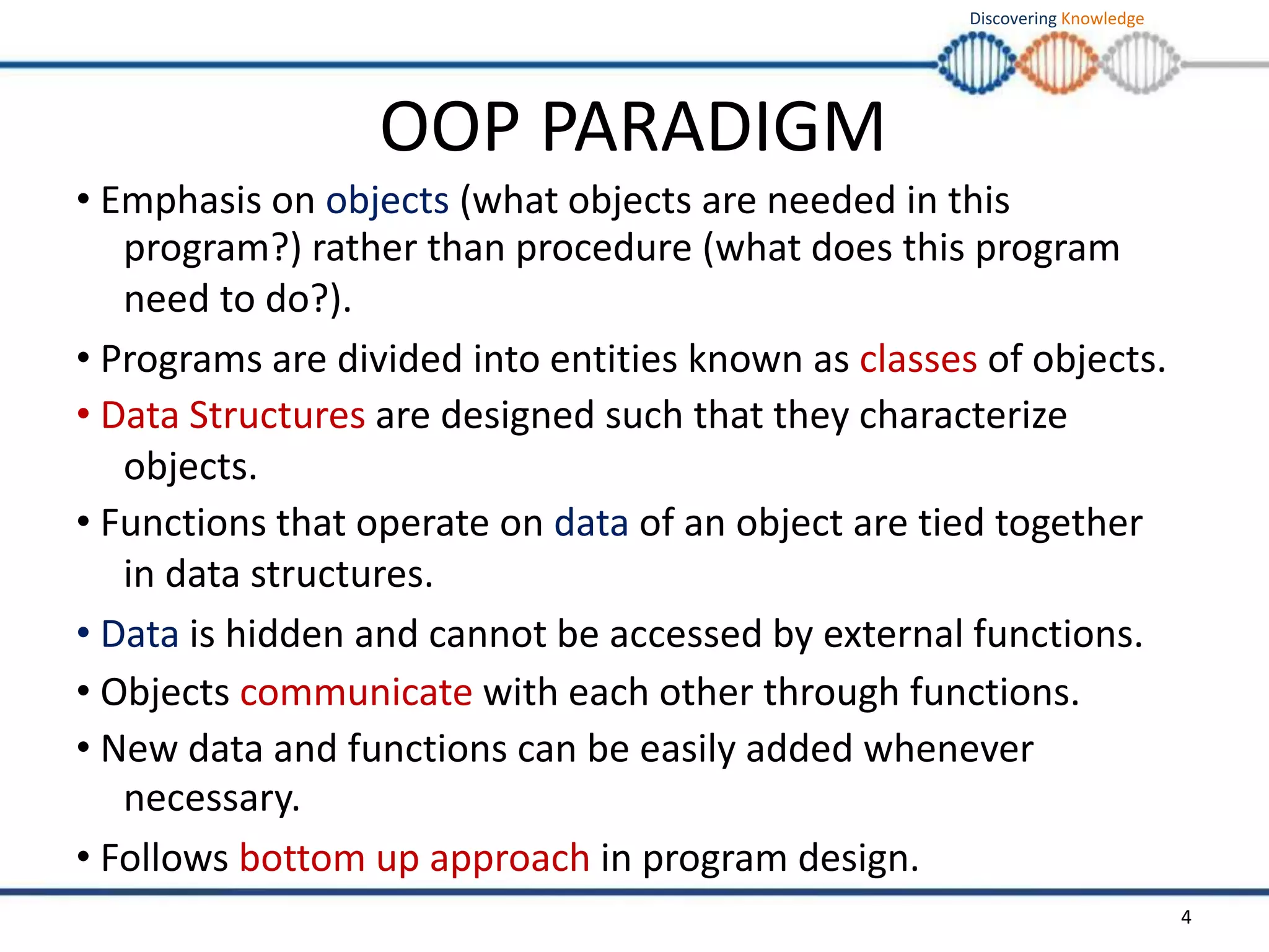 Fundamentals of OOP (Object Oriented Programming) | PPT