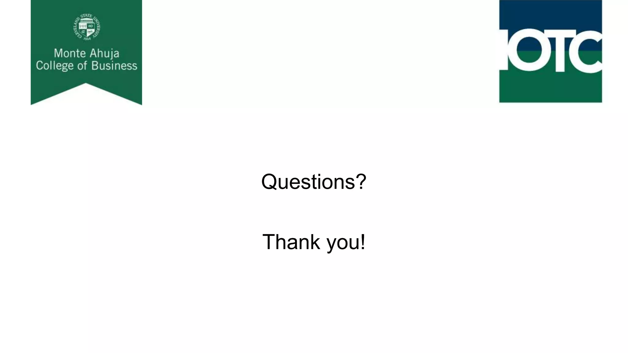 Questions?
Thank you!
 