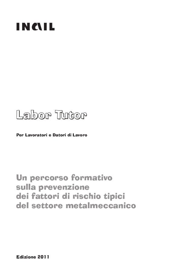 03 Inail Guida Datori Di Lavoro E Lavoratori