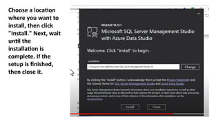 Step-by-Step Guide to Installing Microsoft SQL Server Express and SSMS ...