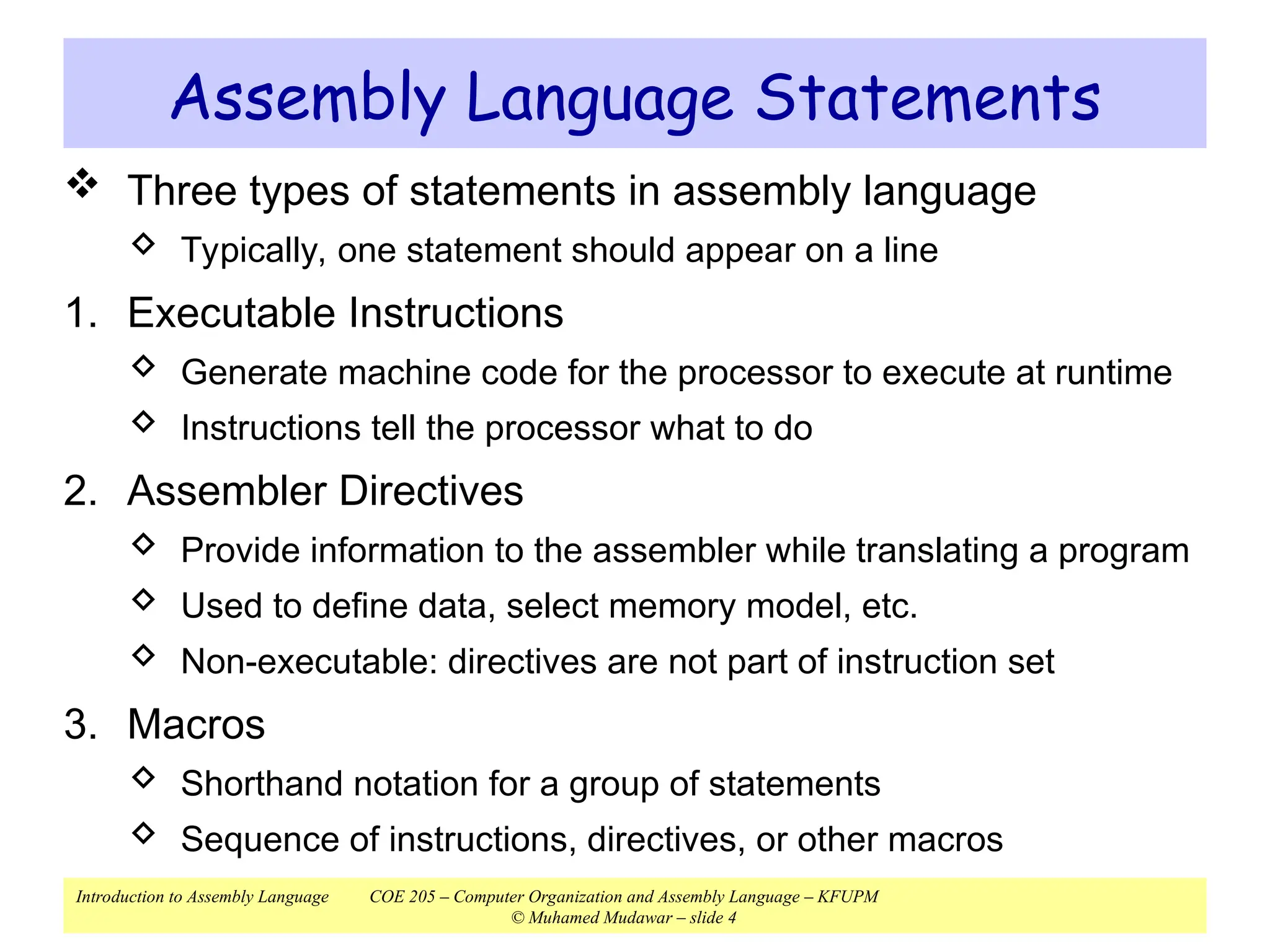 Introduction to Assembly language Programming.ppt