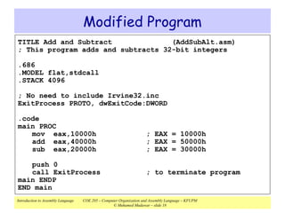 Introduction to Assembly language Programming.ppt