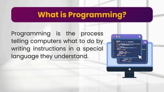 Introduction to Computer Programming | PDF