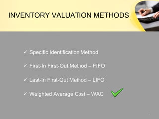 Inventory Management Part II | PPTX