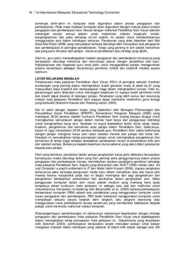 Kesan Aplikasi Mulitimedia Interaktif Pembelajaran Berasaskan Projek
