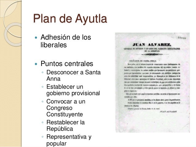Cuáles Son Los Puntos Más Importantes Del Plan De Ayutla es.slideshare.net