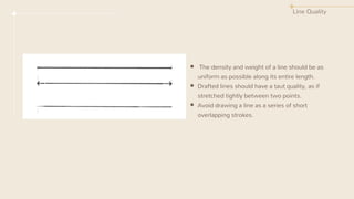 Architectural Visual Communication 1- Graphics 1 - 03 - LINES | PDF