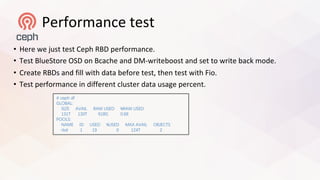 Linux Block Cache Practice on Ceph BlueStore - Junxin Zhang | PDF