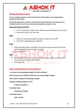 03 - Linux Material.pdf nux is a free and open-source operating system ...