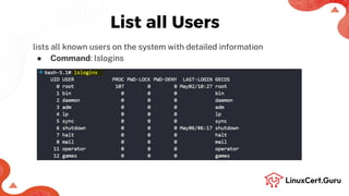 Manage Local Users and Groups - RHCSA (RH124) | PDF