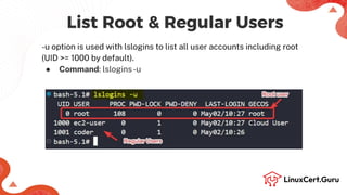 Manage Local Users and Groups - RHCSA (RH124) | PDF
