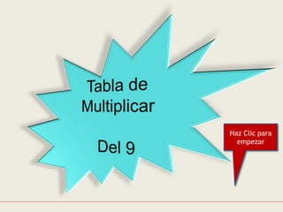 Haz Clic para
empezar
 