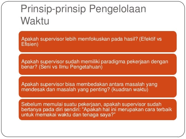 Contoh Evaluasi Pengelolaan Waktu - Simak Gambar Berikut