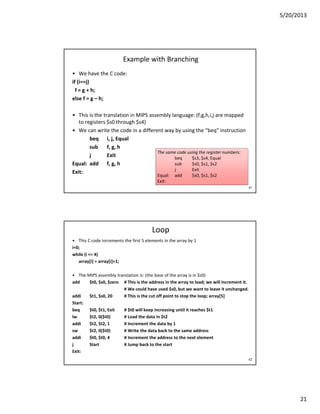 03 mips assembly language | PDF