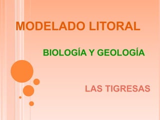 MODELADO LITORAL BIOLOGÍA Y GEOLOGÍA                  LAS TIGRESAS 