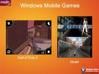 Windows Mobile Games<br />Call of Duty 2<br />Xtrakt<br />