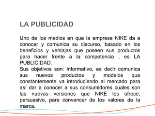 En respuesta a la deslealtad lotería 03 Nike El Discurso Construido A Partir De Valores