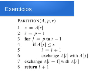 Exercícios
 