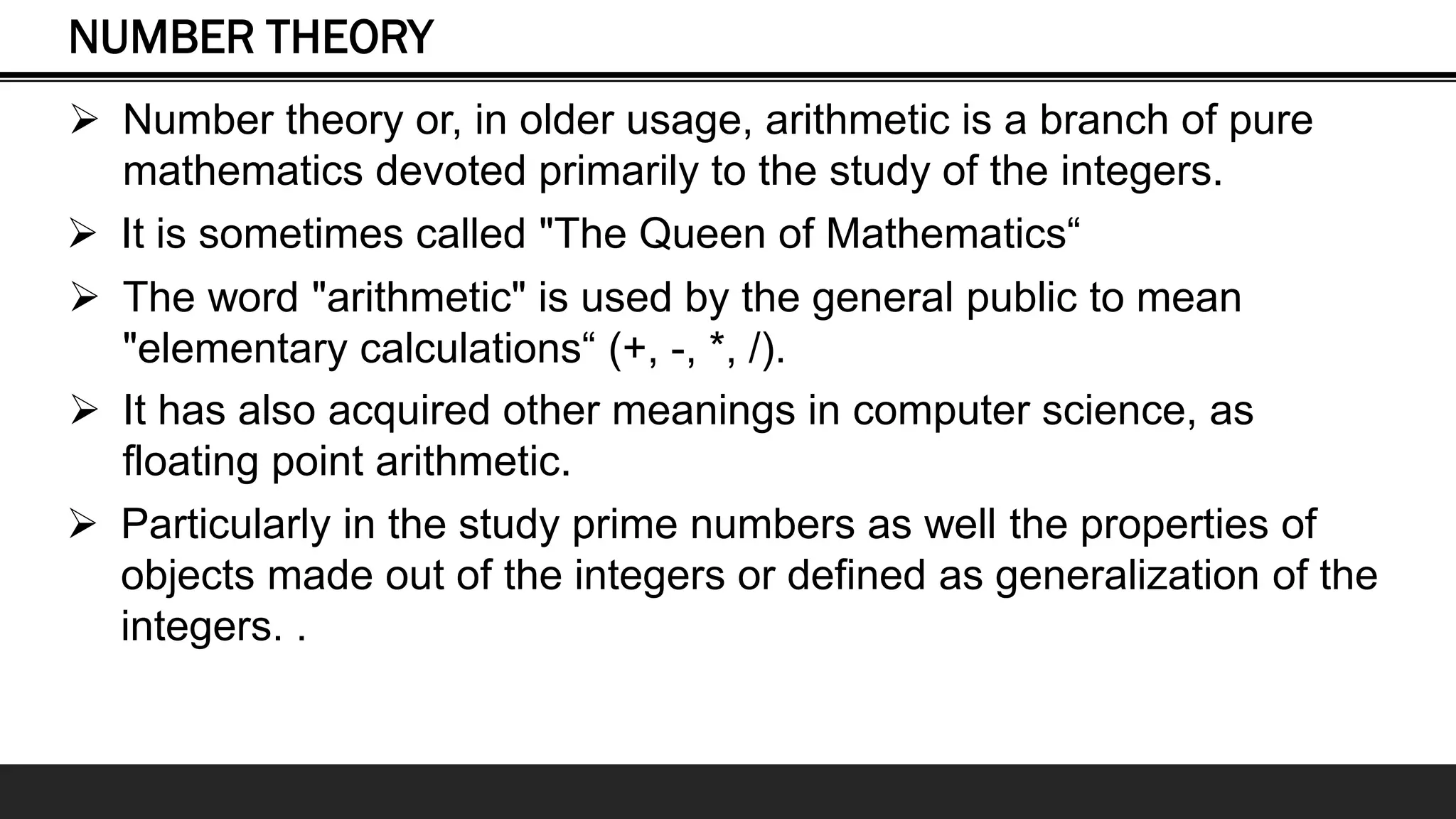Number Theory - Lesson 1 - Introduction to Number Theory | PDF ...
