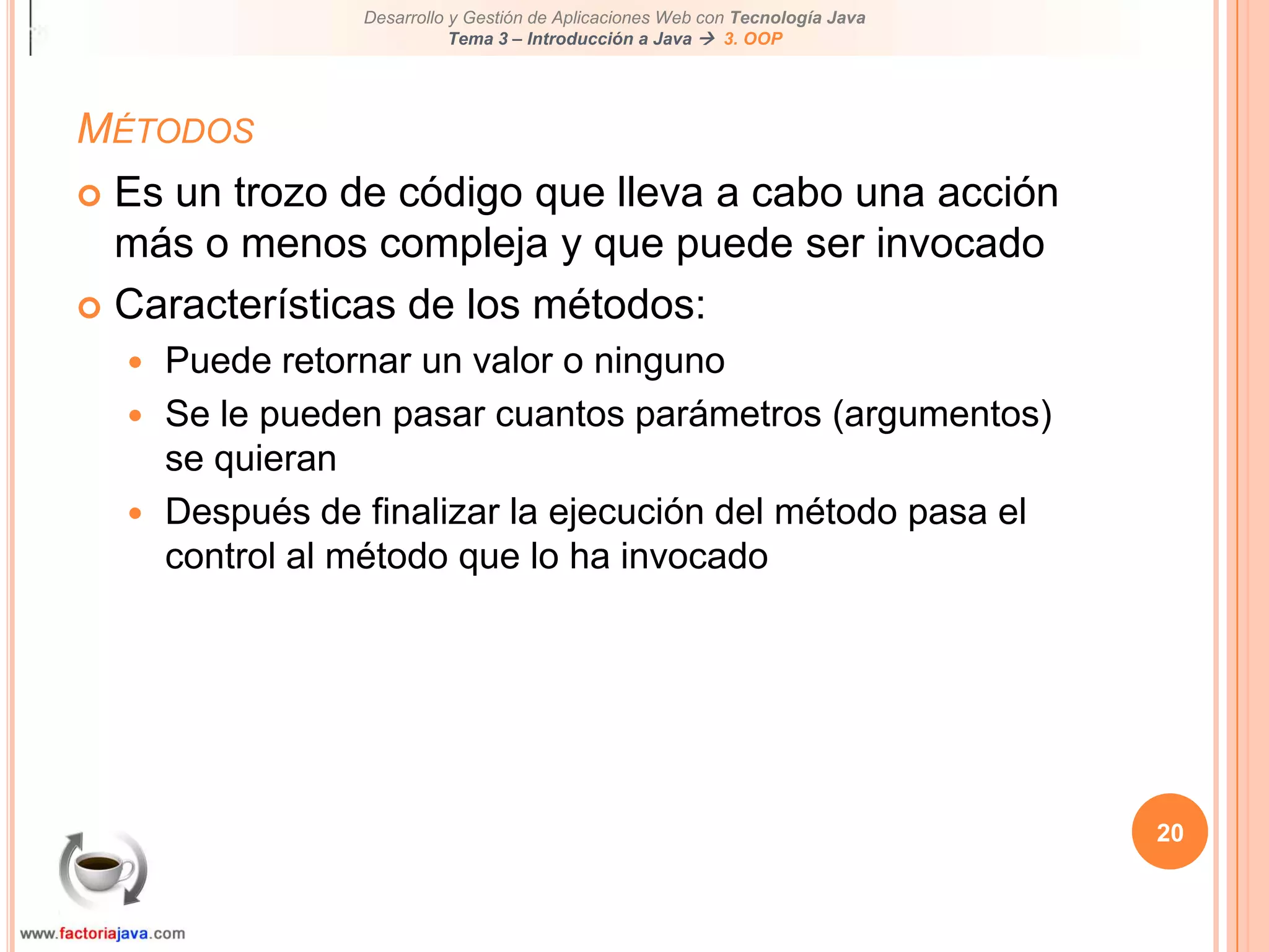 15CaracterísticasReusabilidadA través del uso de instancias de una misma clase