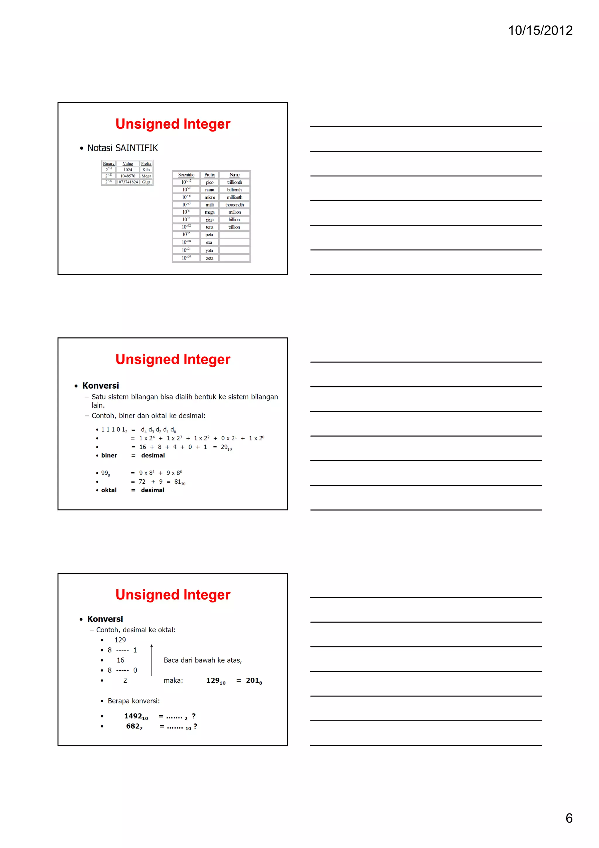 10/15/2012

Unsigned Integer

Unsigned Integer

Unsigned Integer

6

 