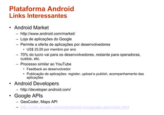 Desenvolvimento de Aplicações Móveis em Java