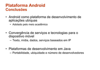 Desenvolvimento de Aplicações Móveis em Java