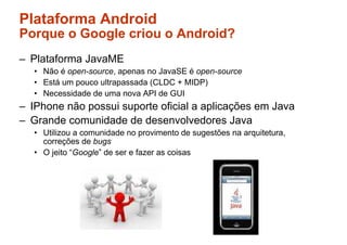 Desenvolvimento de Aplicações Móveis em Java