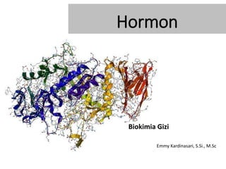 Hormon
Biokimia Gizi
Emmy Kardinasari, S.Si., M.Sc
 