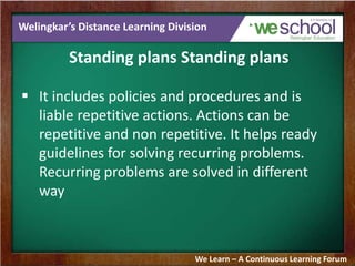 Planning in Management | PPTX