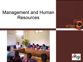Management and Human Resources 
