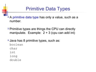 03-Primitive-Datatypes.pdf | Programming Languages | Computing