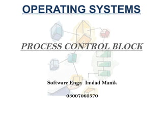 OPERATING SYSTEMS
PROCESS CONTROL BLOCK

Software Engr. Imdad Manik
03007060570

 