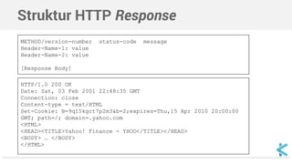 Pemrograman Web - Protokol HTTP | PPT