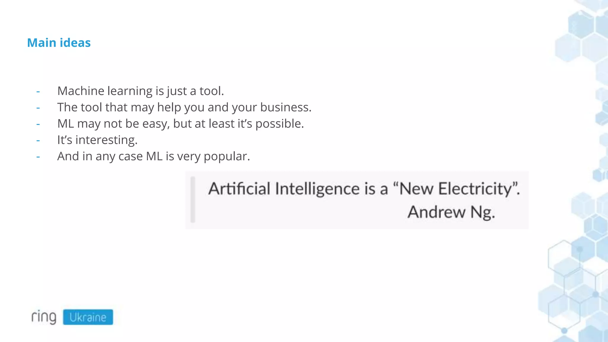 The main types of machine learning and their practical application ...