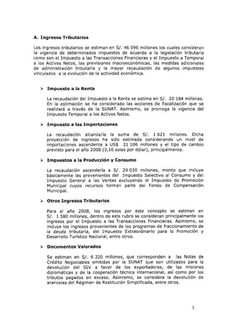Proyecto De Ley 1545 De Equilibrio Finaciero 2008