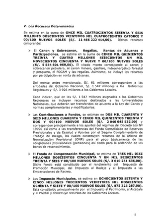 Proyecto De Ley 1545 De Equilibrio Finaciero 2008