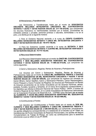 Proyecto De Ley 1545 De Equilibrio Finaciero 2008
